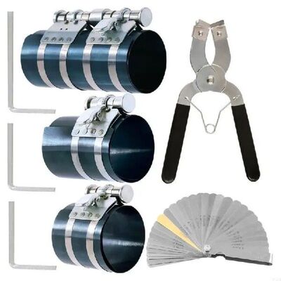 Professional Adjustable Piston Rings Compressor Set With