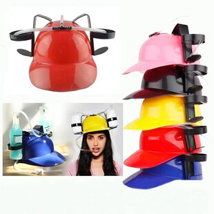 Helmet straw New Beverage Type With Hat Plastics Headgear