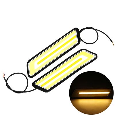 1 Pair Flexible Waterproof Daytime Running Light Reversing