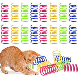 Springs Pet Cat Coil Spiral Kitten 80pcs Toys