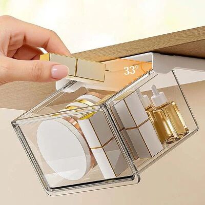 And Bathroom Supplies A Transparent Cosmetic Storage Box
