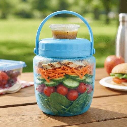 Leak-Proof Silicone Food Storage Containers with Handle