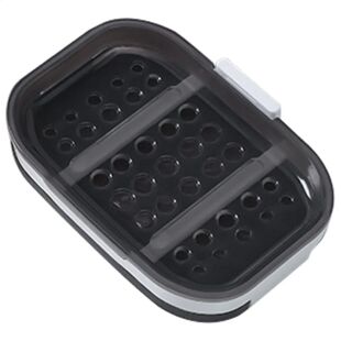 cup rack Soap suction creative drain mounted box wall