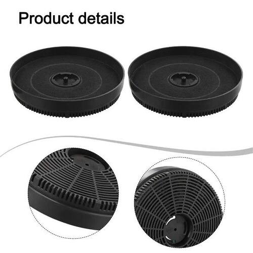 Utility Design 2PCS 160x30mm Activated Carbon Filter