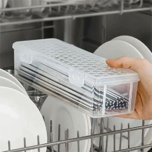 Hollow Out Dishwasher Tableware Cleaning Box Food Grade