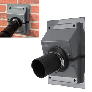 HVAC Wall Penetration Line Set Cover Kit Plastic Split AC