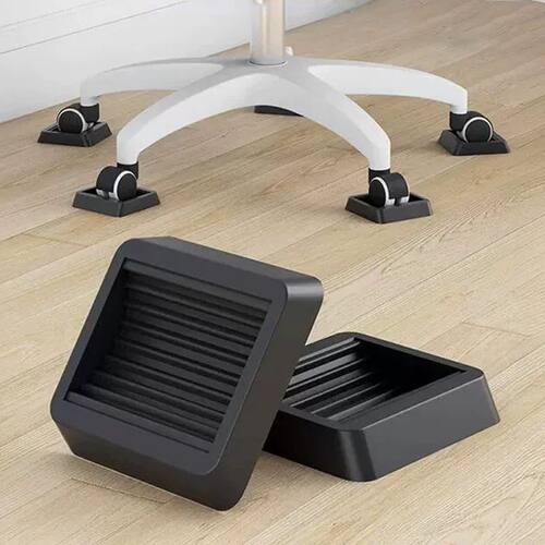 6/12Pcs Chair Wheel Stopper Rubber Anti-Sliding Furniture