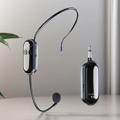 2.4G Wireless Microphone Headset Long Range Headset Mic