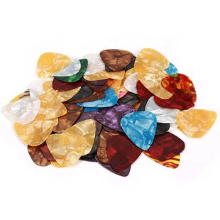 Plectrums 30Pcs Celluloid Electric Acoustic Guitar Picks
