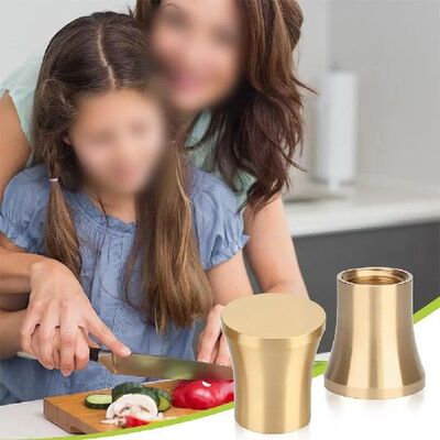 4pcs Brass Cutting Board Feet Polished Anti Skid Pad With