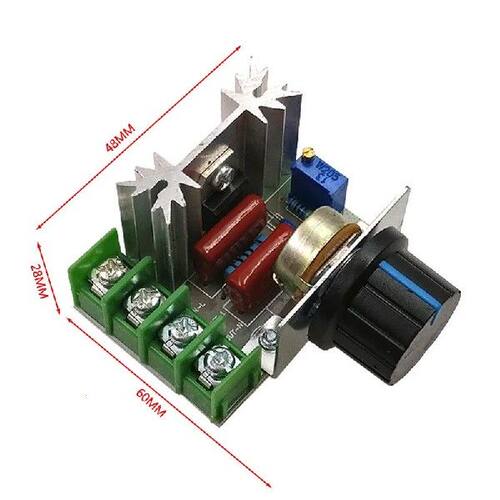【2000W SCR Voltage Regulator Speed Controller Thermostat