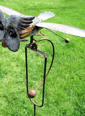 Owl Wind Chime Iron Wing Flapping Eagle Wind sway Spinner