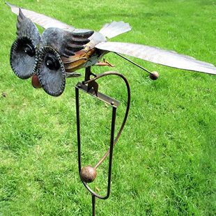 Iron Spinner Owl Chime Eagle sway Flapping Wind Wing