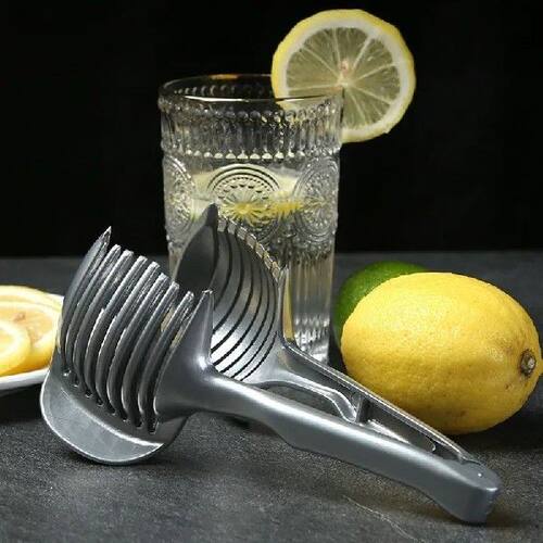 Stainless Steel Kitchen Onion Slicer Fruit Cutter Handheld