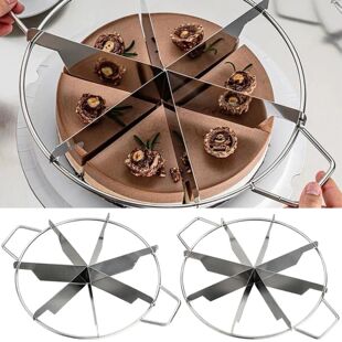 Divider Portions Stainless Cake Equal Steel