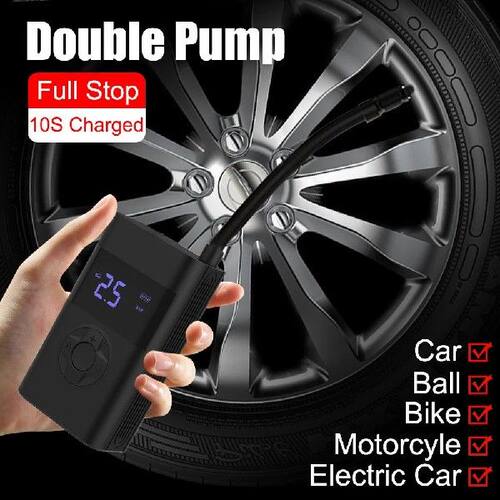 Auto Inflator Air Compressor Wireless Tire Inflatable Pump