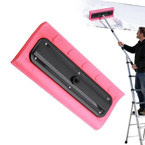 Roof Snow Rake Head Foam Snow Broom Light Snow Brush Foam