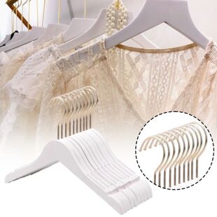 Hangersolid Coat Wooden Shoulder Hangers Wide Wood 5pcs