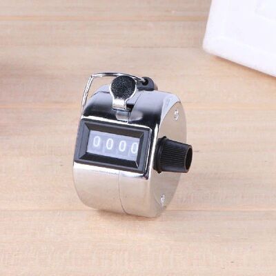 4 Digit Number Counter with Metal Lap Manual Counting Tally