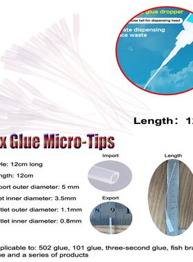 100Pcs 8/12CM Precision Glue Applicators For Crafts And