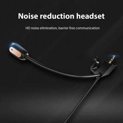 Detachable Gaming Boom Microphone 3.5mm Plug Cable Boom