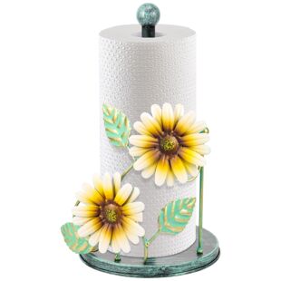 Paper Roll Iron Tissue Holder Bathroom Towel Sunflower