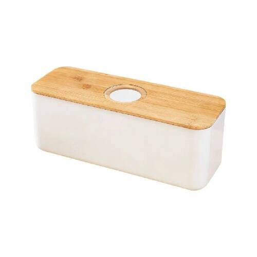 Cutting Board Lid Bread Box With Wooden Lid Spacious