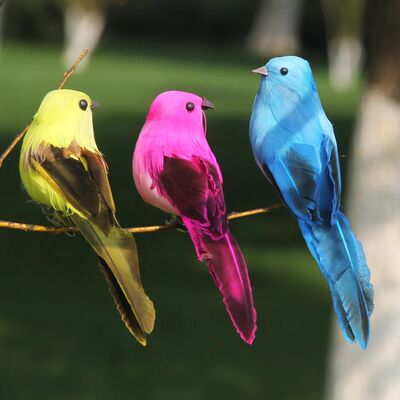 2026 Creative Foam Parrots Imitation Bird Model Home