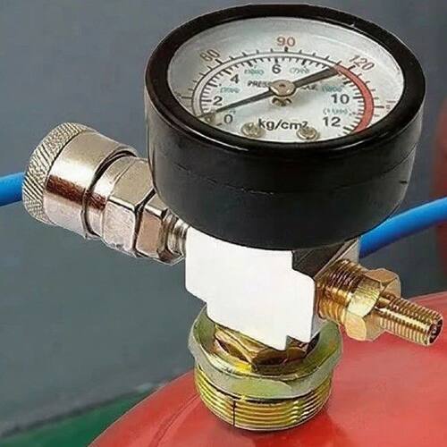 Small Air Tank Pressures Adapter w/Gauge Gas Storage Tank