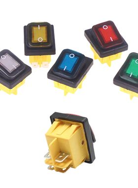 12V/220V 30A ON OFF Heavy Duty 4pin DPST IP65 Sealed