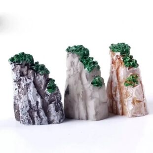 Mini Set 3Pcs Plant Bonsai Ornaments Mountain 2026