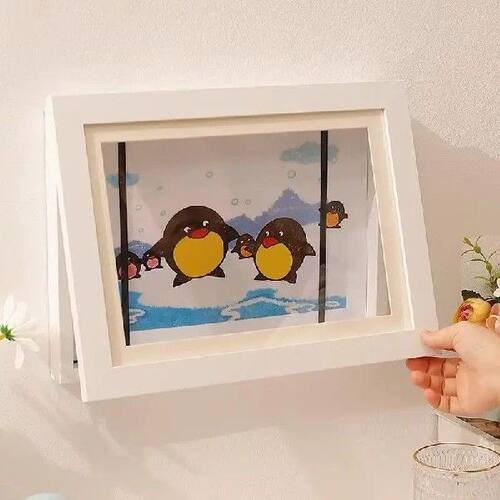 A4 Children Art Frame Magnetic Front Open Changeable Kids