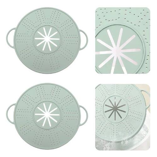 11inch Silicone Splatter Screen Dishwasher Safe Foldable