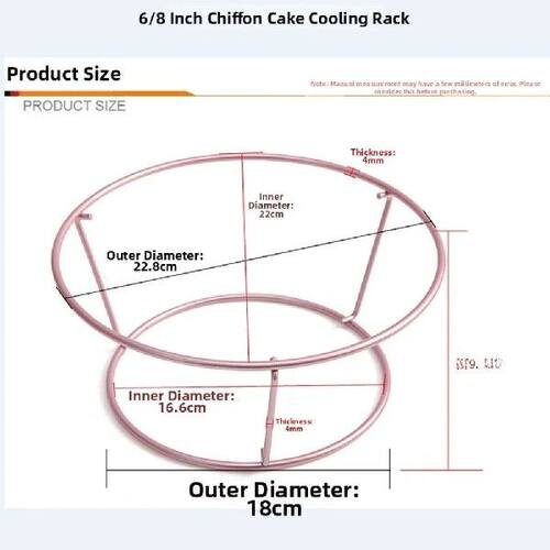 Rose Gold Wire For Cake Cooling Rack for 6 Inch and 8 Inch