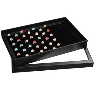 100 and Velvet Box Earring Organizers Stud Ring Slots