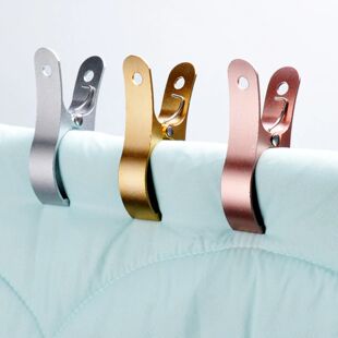 Fixing Clothes Windproof Quilt Aluminum Alloy Clamp 2pcs