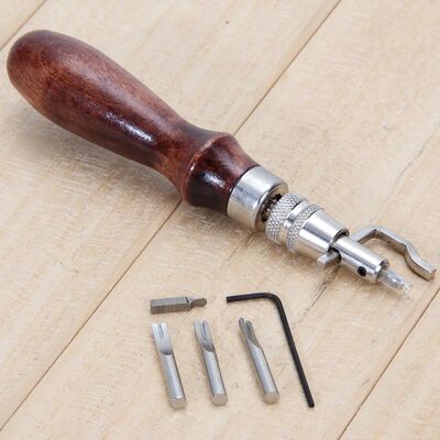 5 In1 DIY Stitching Groover Tool Handmade Stitching Tool