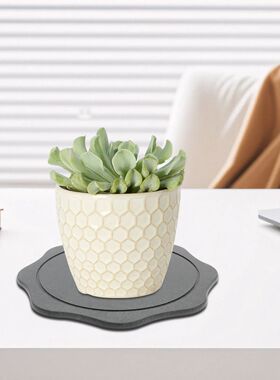 2Pcs Plastic Plant Saucer Reusable Flower Pot Drainage