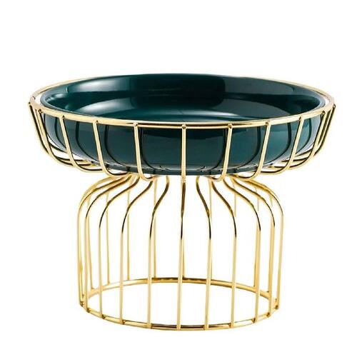 Basket stand High Foot Vintage Dessert Ceramic Decor Food