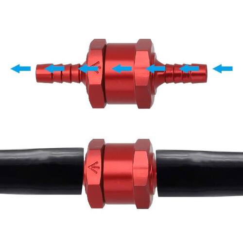 Engine Performance 6mm 8mm One Way Fuel Valve Petrol Diesel