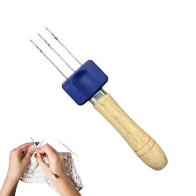 Latch Hook Tool Portable Cord Knitting Hook 3 Latch Needle