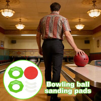 Bowling Ball Holder 2 Pieces Precision Ergonomic Surfaces