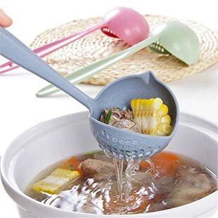 Soup Strainer Handle Creative Long Spoon