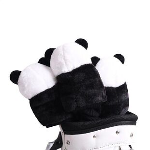 Golf Headcover Plush Animal Novelty Wood Head Cover Scratch