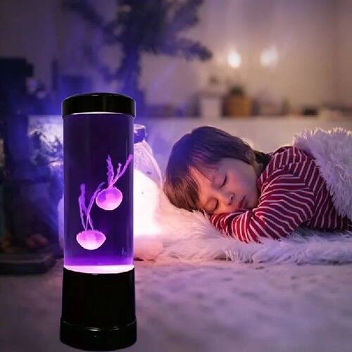 Jellyfish Lamp LED Remote Control Color Changing Aquarium