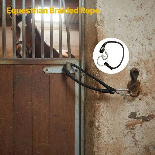 Nylon Equestrian Braided Rope Weaving Buckle Stable Door