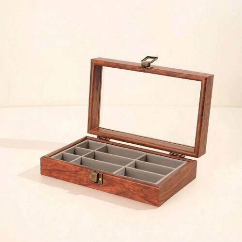 r Tray Slim Wooden Tray with Lining Jewelry