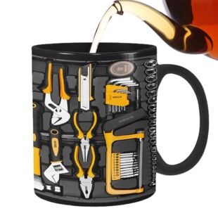 Mug Water Coffee Design Mechanic Toolbox Funny Ceramic