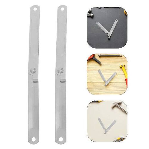 2Sets Folding Laundry Rack Stainless Steel Reinforcing