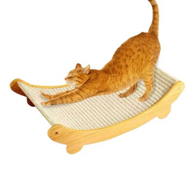 Wooden Cat Scratching Pads Multifuction Cats Sleeping Bed